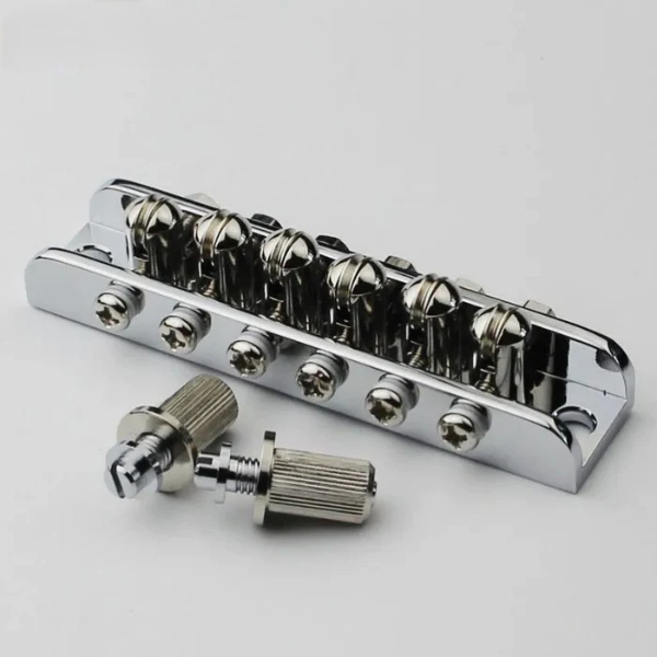 Guyker MTB606 Chrome 6-String Guitar Roller Bridge Mosrite Style