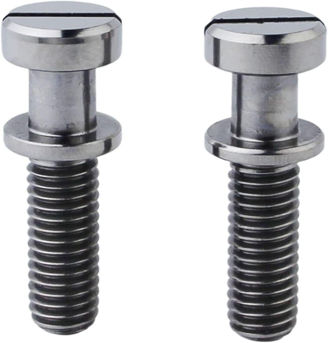 Guyker Tune-O-Matic Bridge Tailpiece Stud Core Titanium Alloy Screws  Compatible with EPI Electric Guitar (2 Piece)