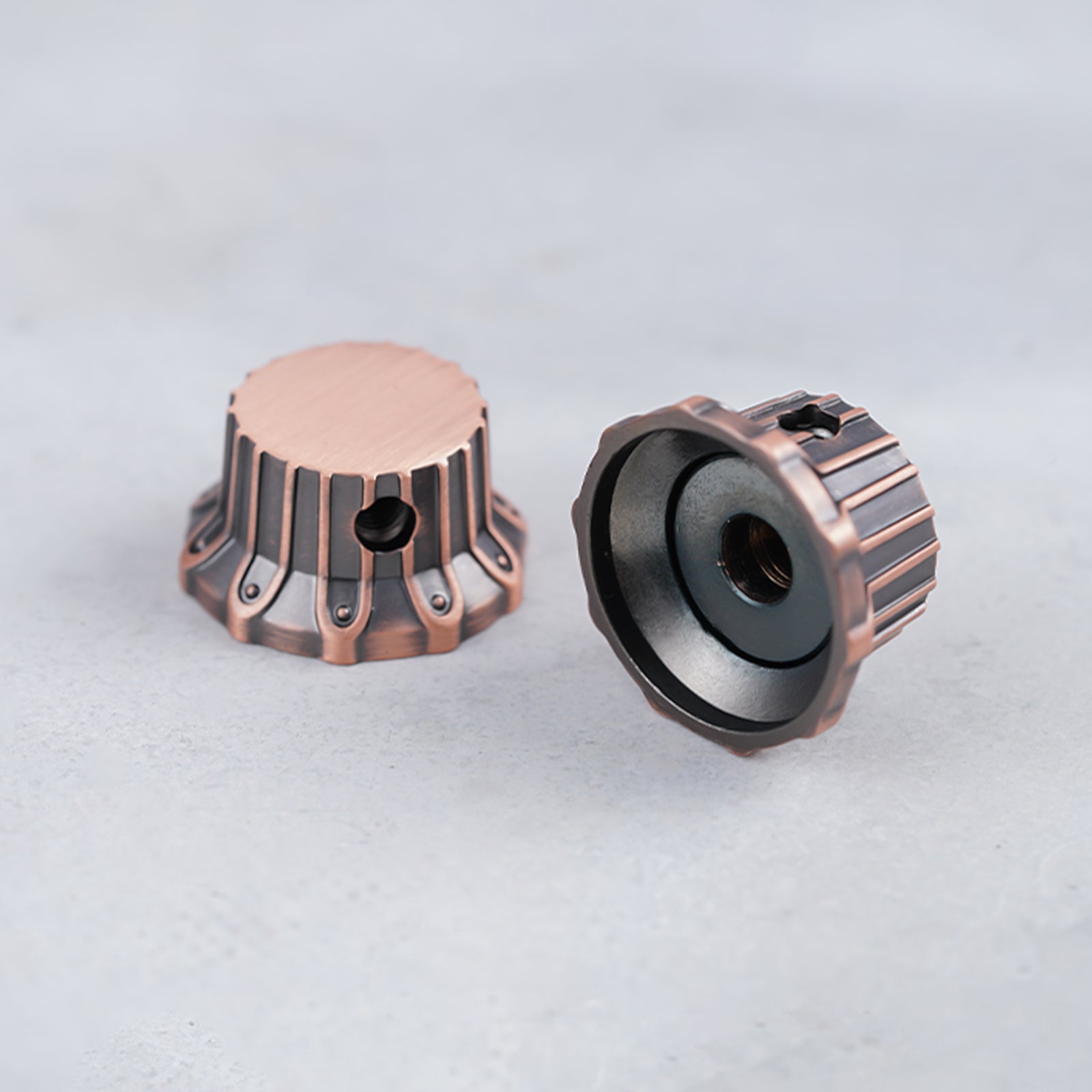 Guyker NKB-002 Potentiometer Knob Set Gold Bronze Black Diameter 6MM