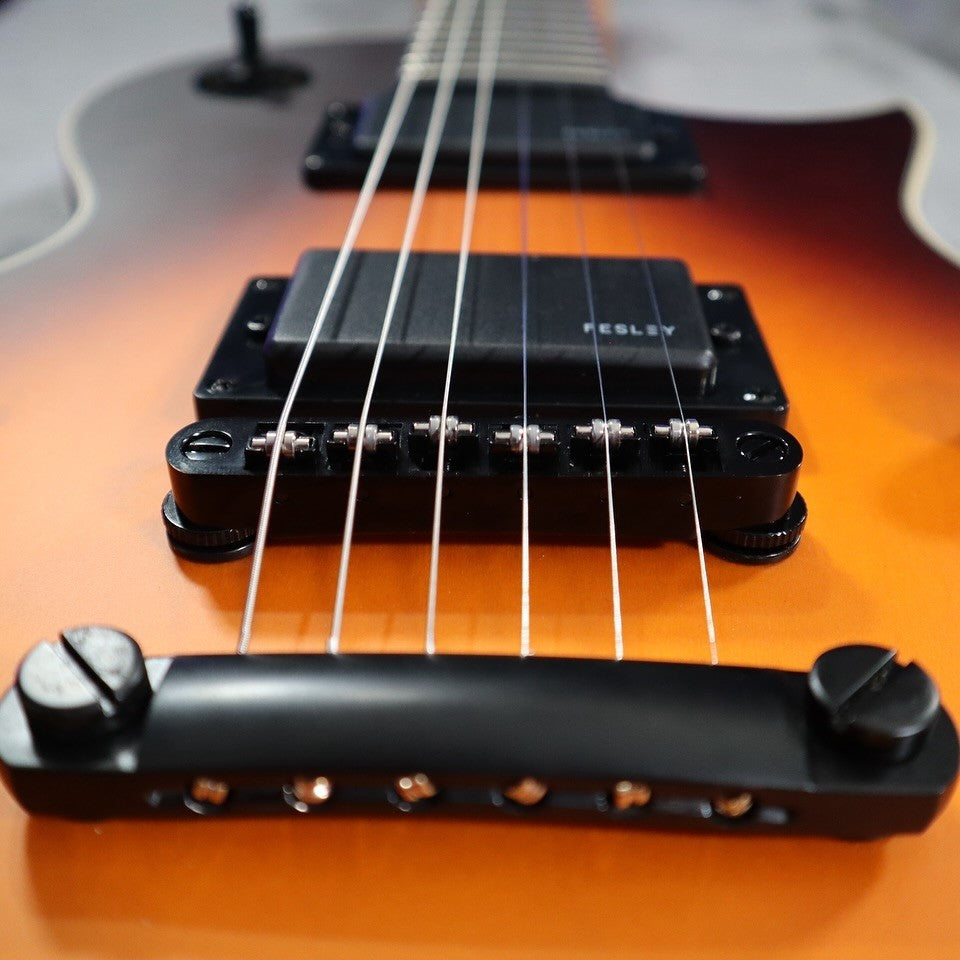 Guyker GM005 & GS001 Stop Bar Tailpiece & Tune O Matic Roller Guitar Bridge for LP SG Guitars