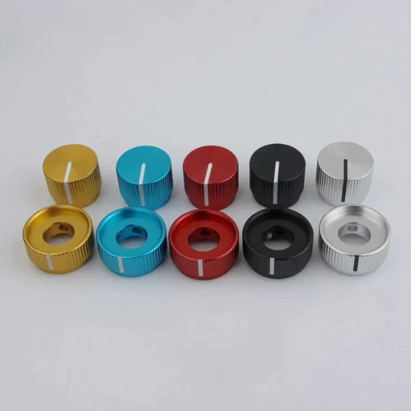 CKB002 1 Piece Aluminum Dual Concentric Control Konb For Electric Bass Available In Five Colors