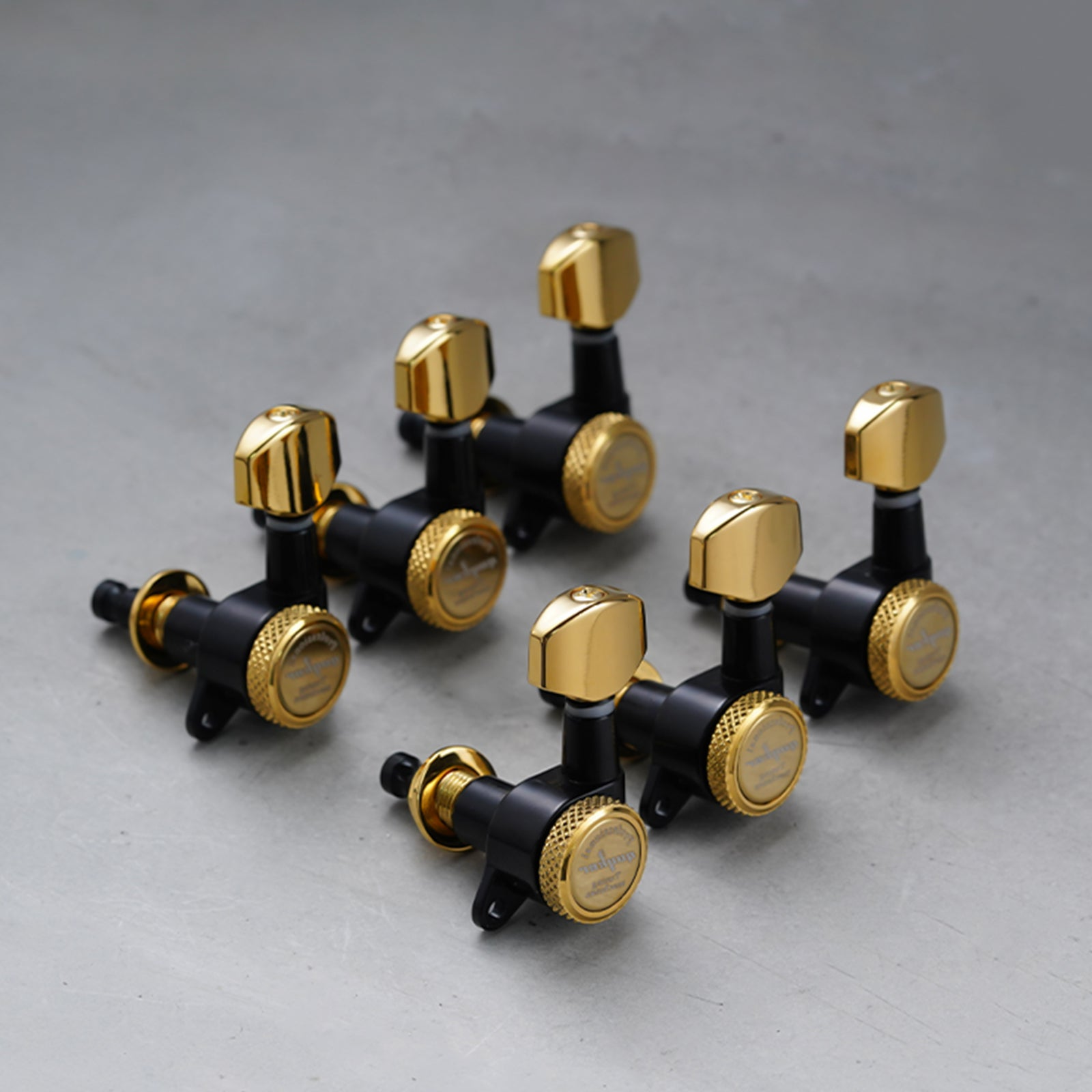 GK-07SP Lock String Guitar Machine Heads Tuners Dopamine Black With Gold