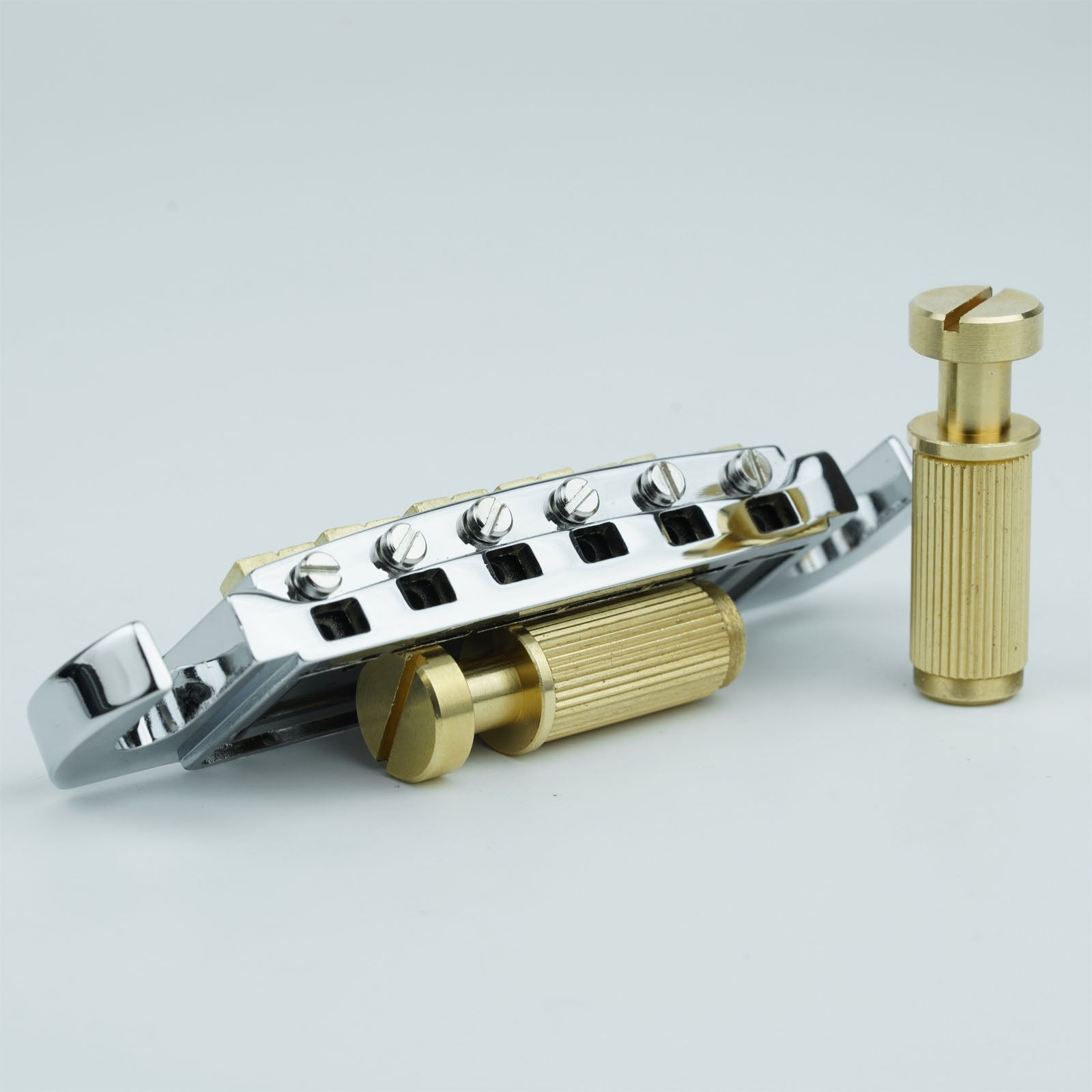 Guyker GM006 Guitar Bridge Adjustable Brass and Zinc Alloy Material