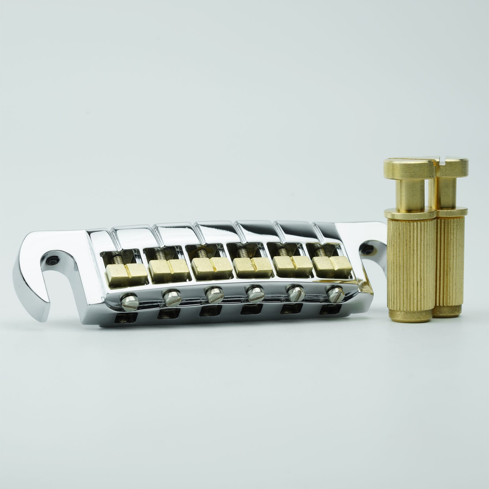 Guyker GM006 Guitar Bridge Adjustable Brass and Zinc Alloy Material