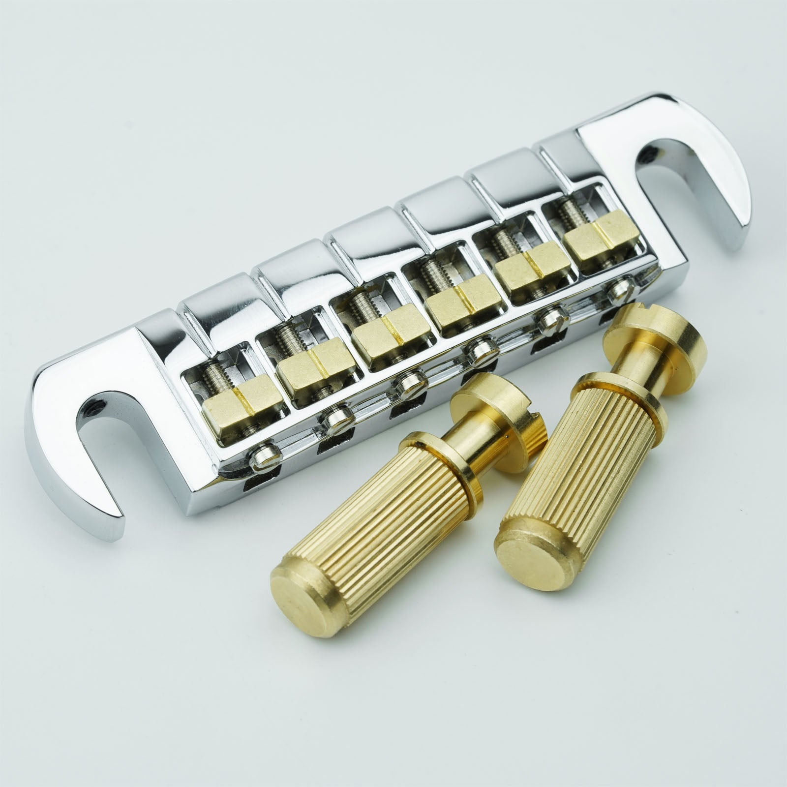 Guyker GM006 Guitar Bridge Adjustable Brass and Zinc Alloy Material