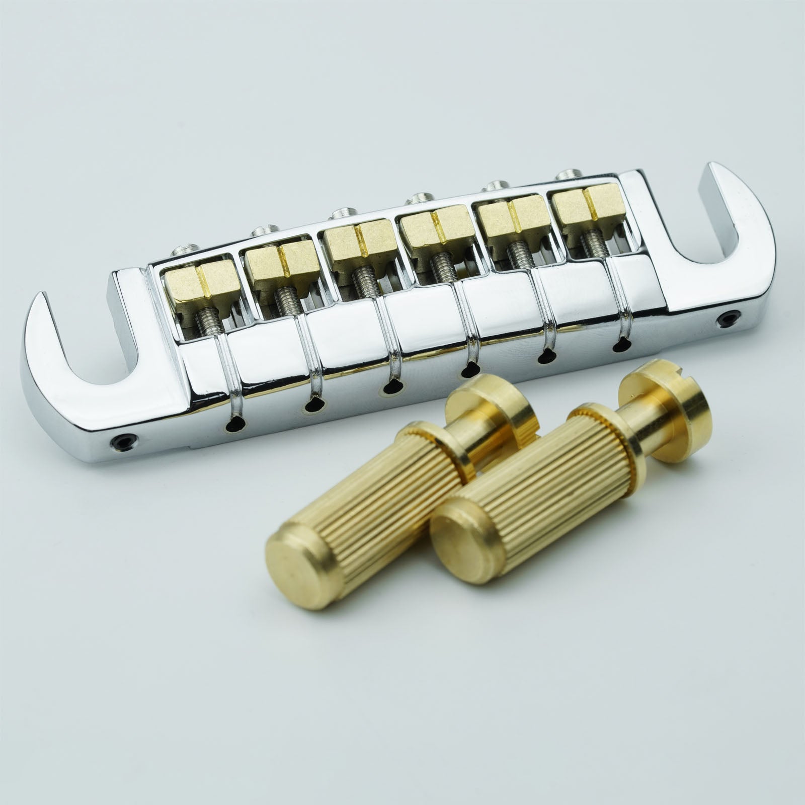 Guyker GM006 Guitar Bridge Adjustable Brass and Zinc Alloy Material