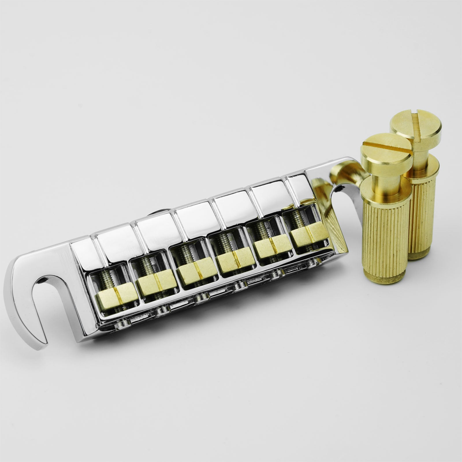 Guyker GM006 Guitar Bridge Adjustable Brass and Zinc Alloy Material