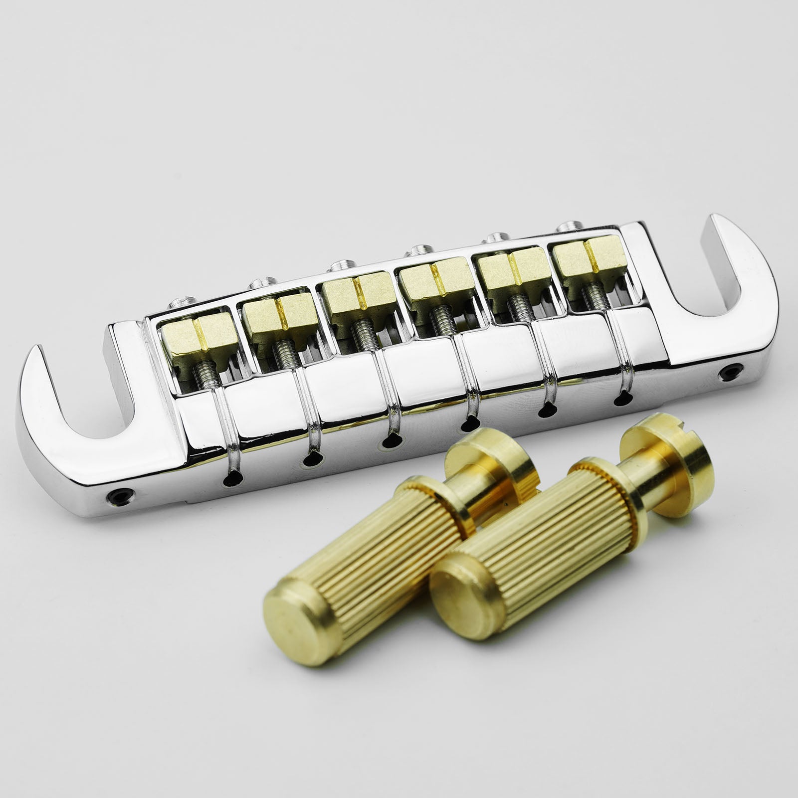 Guyker GM006 Guitar Bridge Adjustable Brass and Zinc Alloy Material