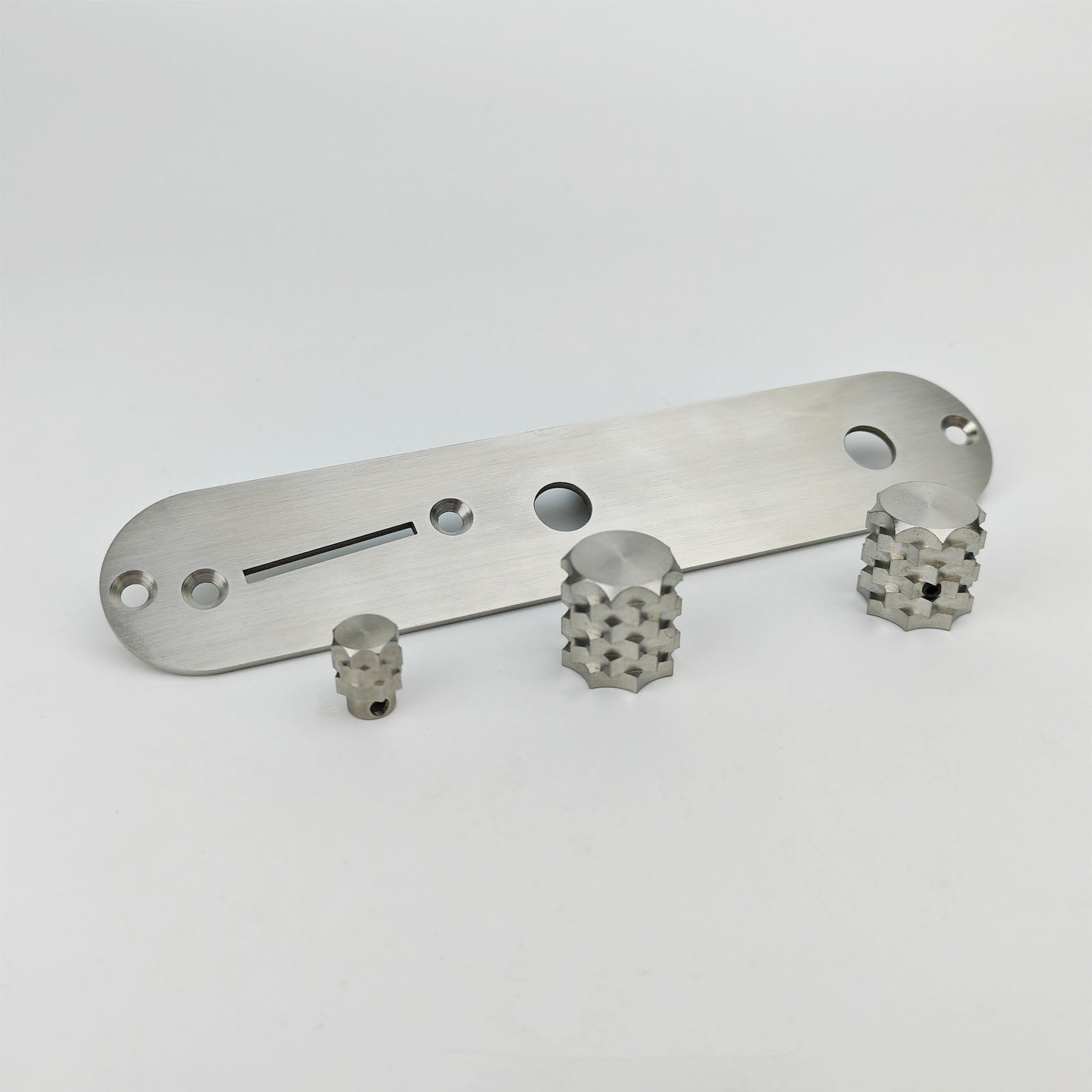 Guyker TL-029 Stainless Steels Control Plate Set for Fender Telecaster