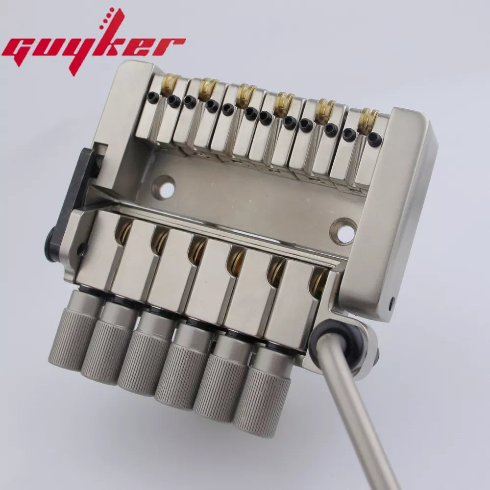 Guyker 6 String Headless Roller Saddle Tremolo Bridge for Headless Gu