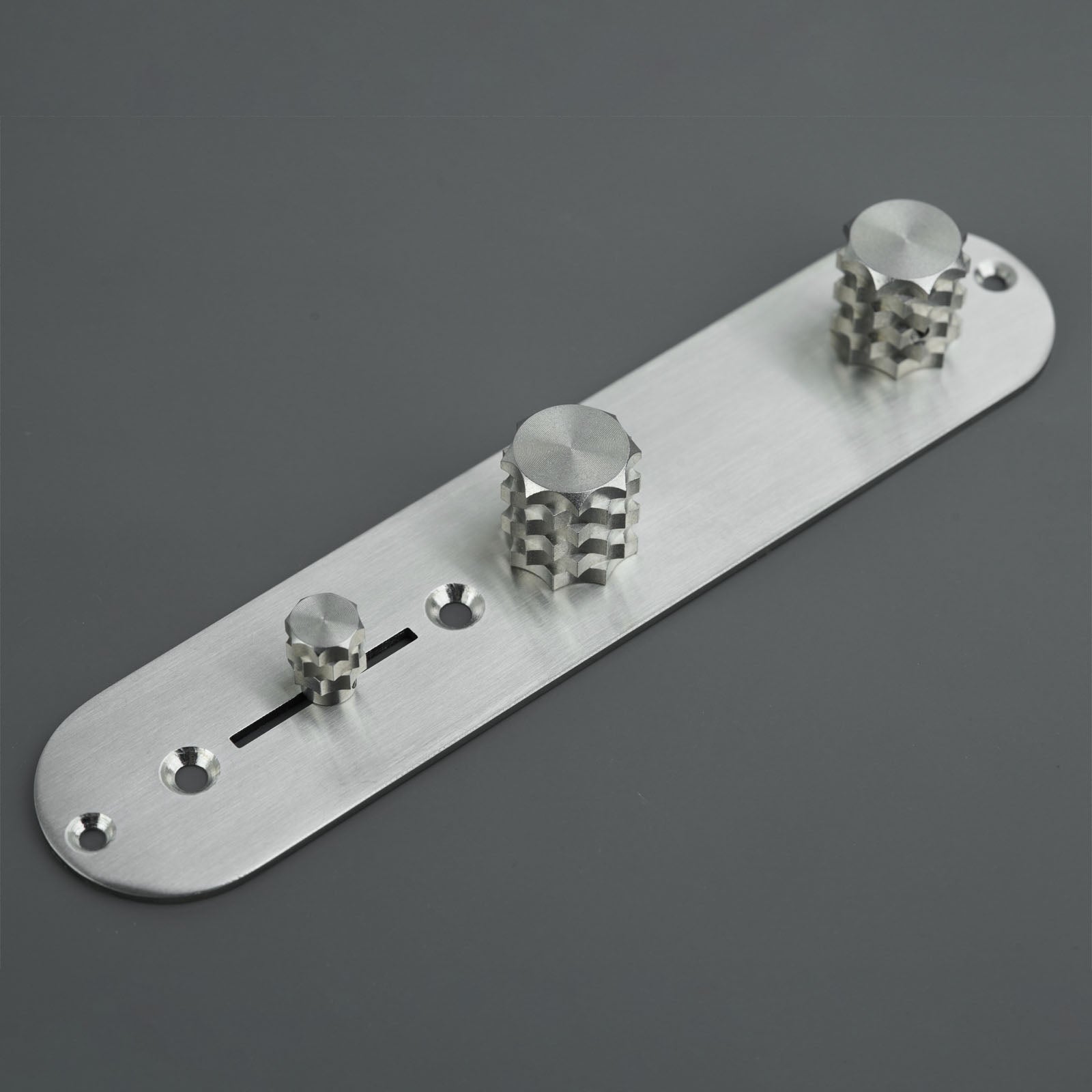 Guyker TL-029 Stainless Steels Control Plate Set for Fender Telecaster