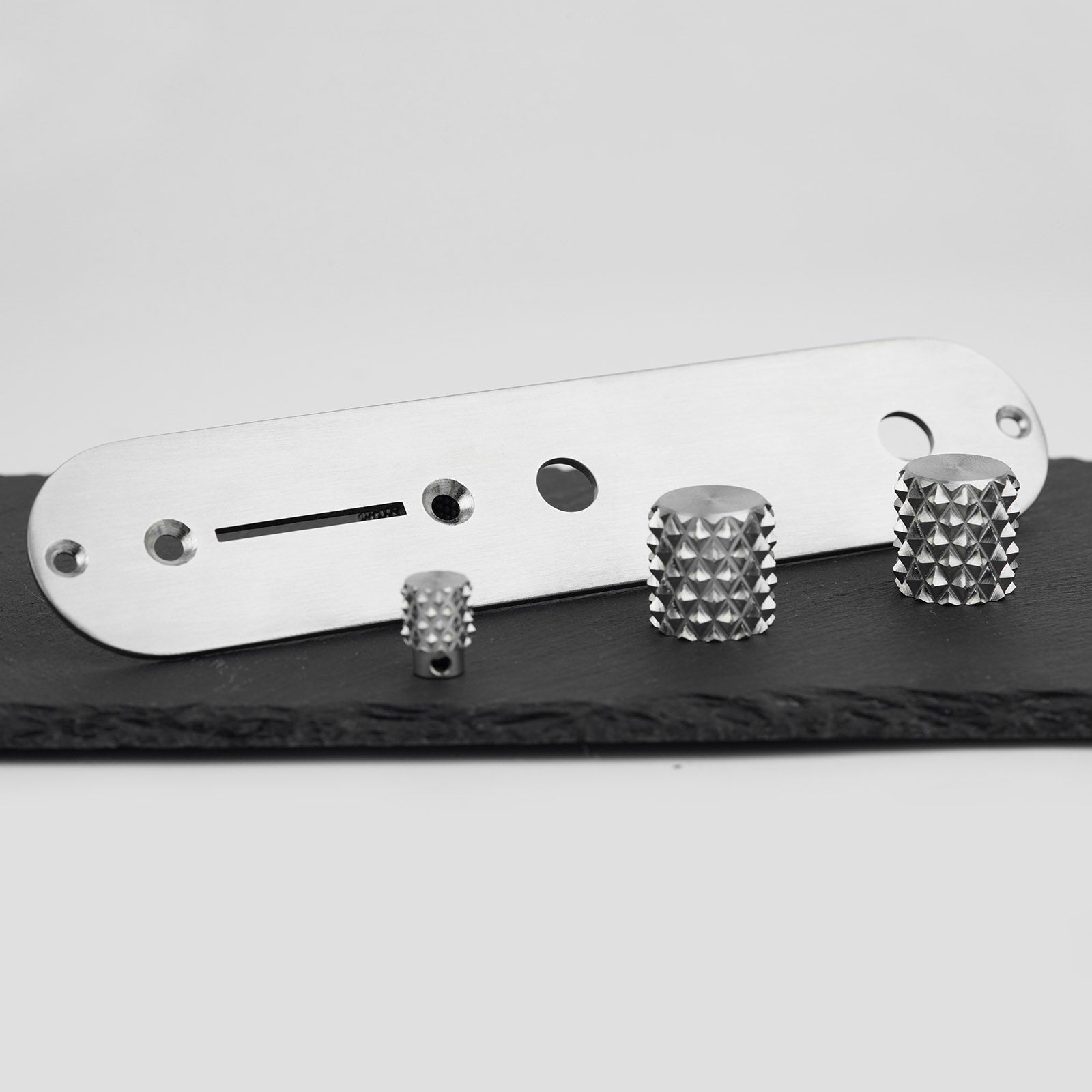 Guyker TL-030 Stainless Steels Control Plate Set for Fender Telecaster