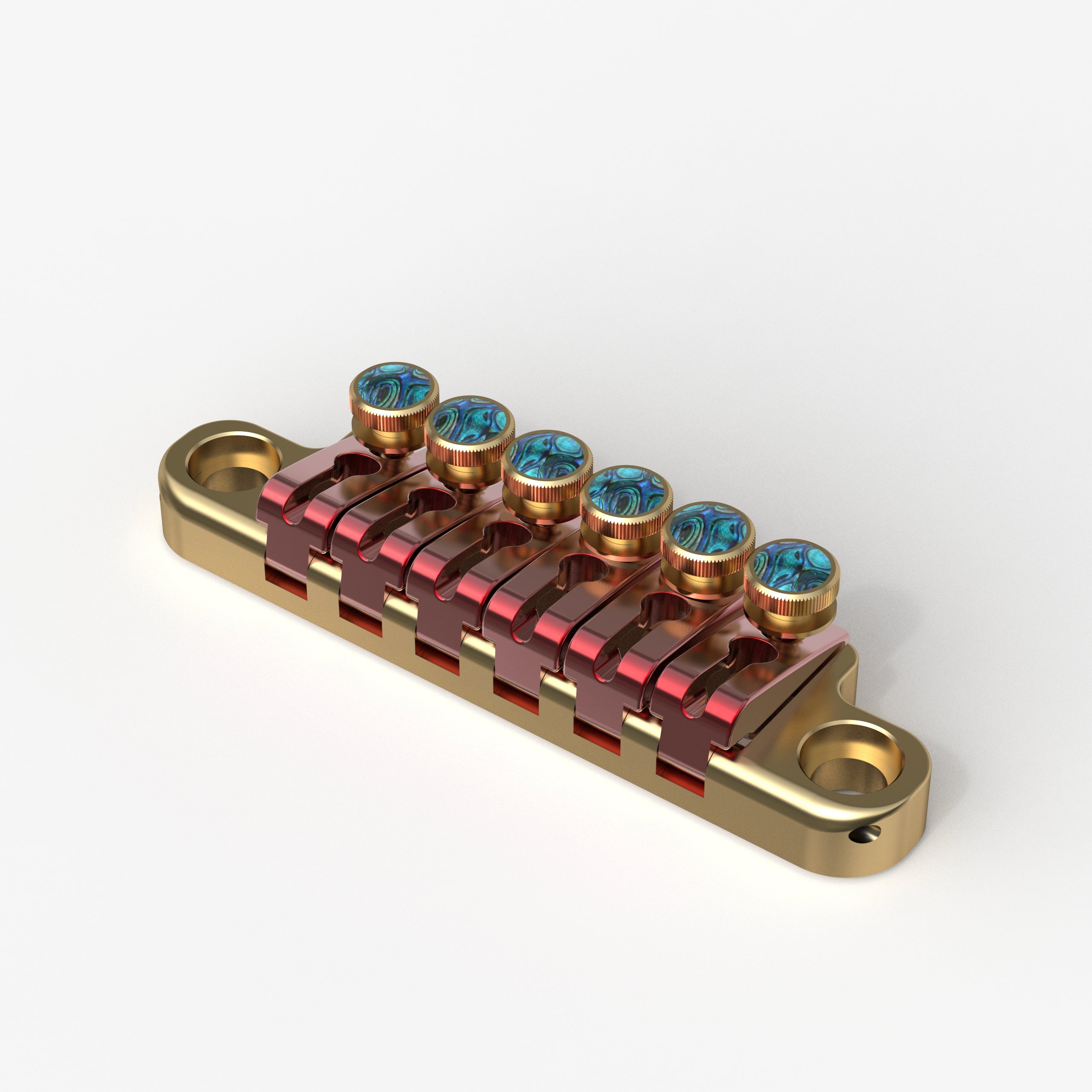 TP2X verstellbarer Feineinstellung Zinklegierung Tailpiece