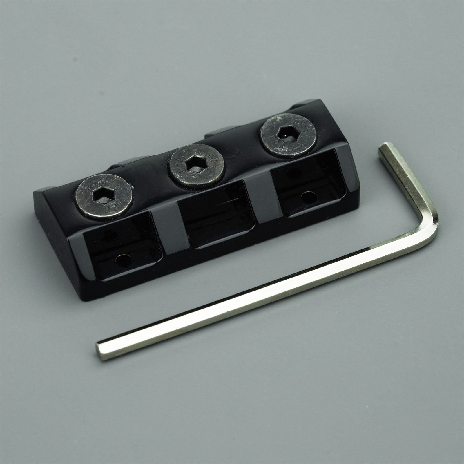 Guyker XS001 Guitar Locking Clamp Behind the Nut – CNC Machined, Black with Screws