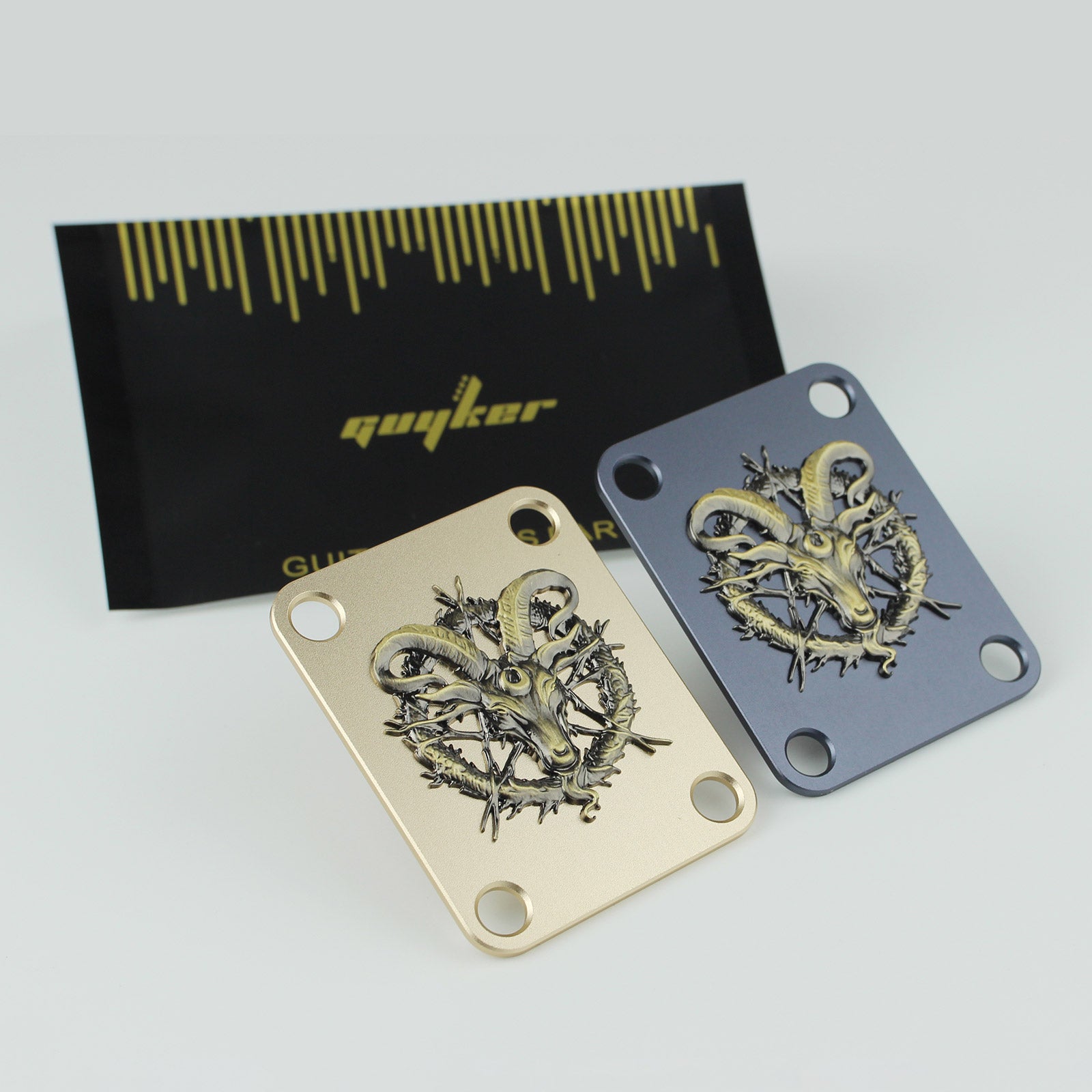 Custom Neck Plate Aluminum Alloy Zinc Alloy Material 4 Holes Replacement